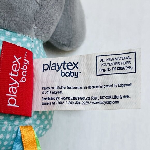 Playtex Baby Toy Pull Down Wiggler Elephant Textured Vibrates Plush Crib Trolley - Picture 5 of 9